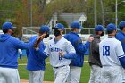 Baseball vs CGA  Wheaton College Baseball vs Coast Guard Academy during game one of the NEWMAC semi-finals playoffs. - (Photo by Keith Nordstrom) : Wheaton, baseball, NEWMAC